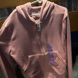 Juicy Couture Blush Pink Velour Hoodie